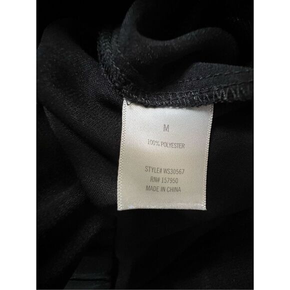 Mi Ami Black Lightweight Stretchy Shorts With Tie Belt - Picture 4 of 4